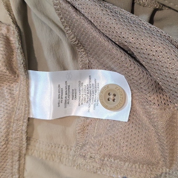 World Wide Sportsman Timberwolf Clearwater Convertible Pants SPF50 Size 10 - Picture 11 of 11